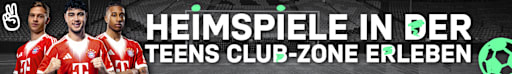 Heimspiele in der TEENS CLUB-Zone erleben!