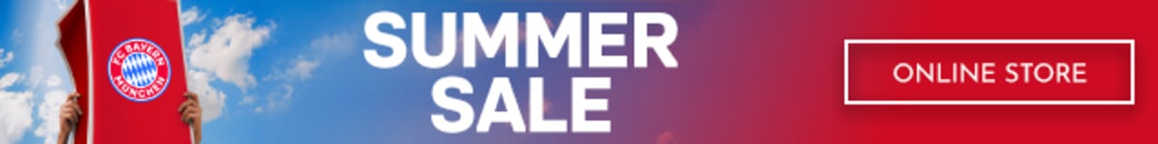 Nur solange Vorrat reicht - Summer Sale 2026 im FC Bayern Online Store