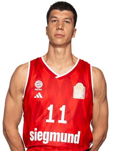 Vladimir Lucic ist seit 2022 der Kapitän des FC Bayern München Basketball.