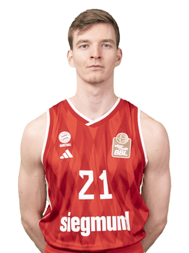 Nationalspieler Justus Hollatz spielt seit Januar 2025 für den FC Bayern München Basketball.