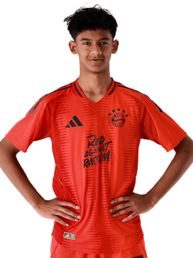 Ahan Gupta of the FC Bayern Global Academy.