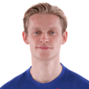 Player page of Frenkie de Jong