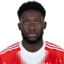 Player page of Alphonso Davies
