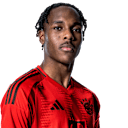 Mathys Tel spielt im Angriff des FC Bayern.