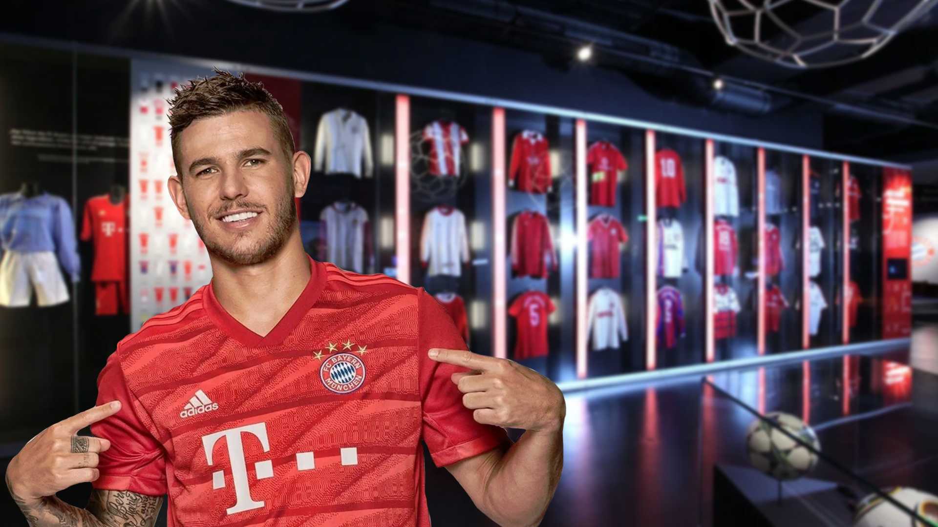 Lucas Hernández at the museum