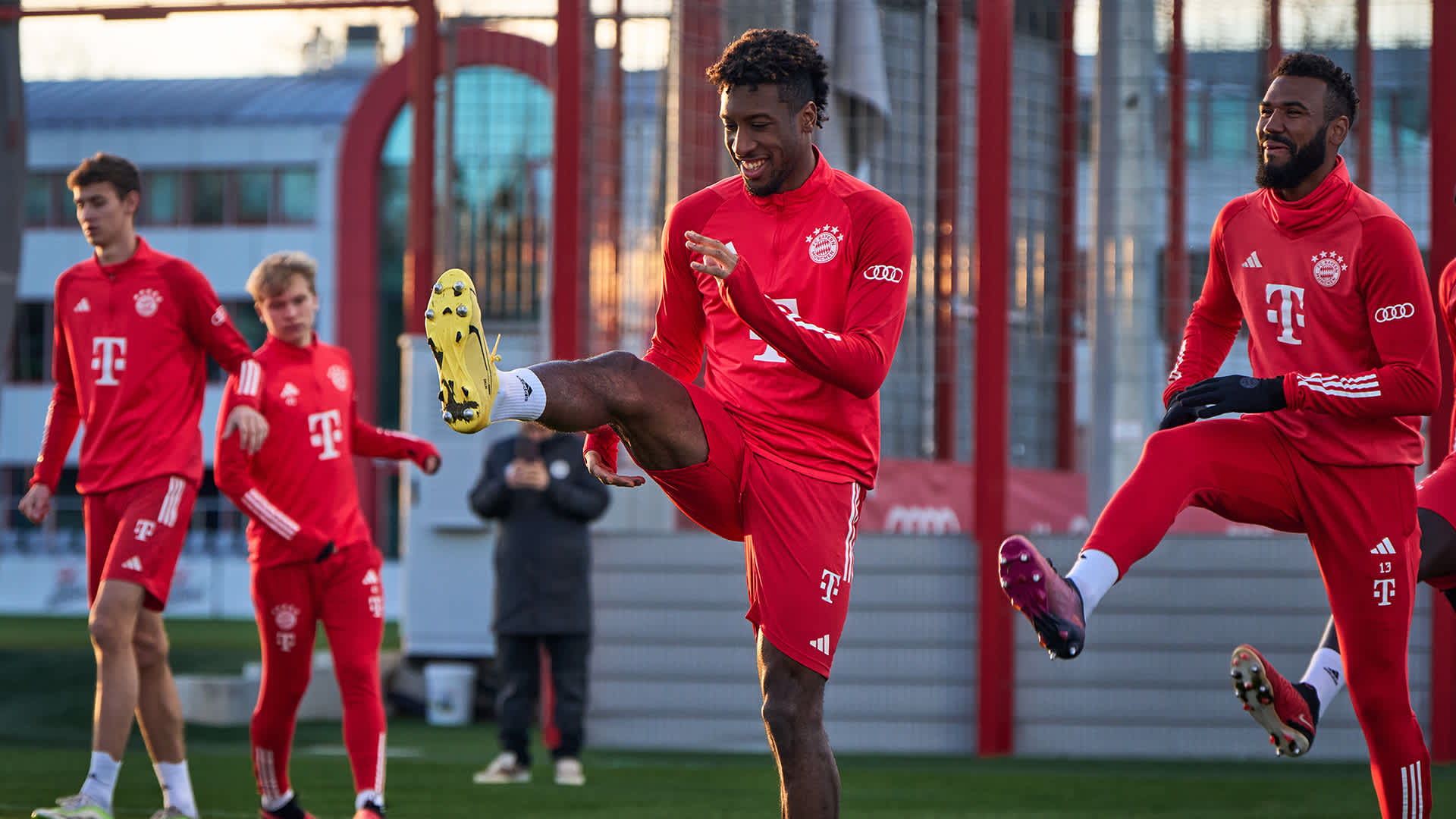 Interview with Kingsley Coman on Bayern's return to training in 2024