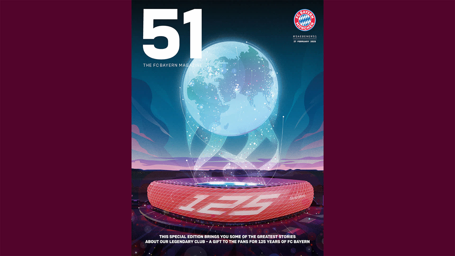 　FC BAYERN MUNCHEN Members' magazine '51' available in English for 125th anniversary