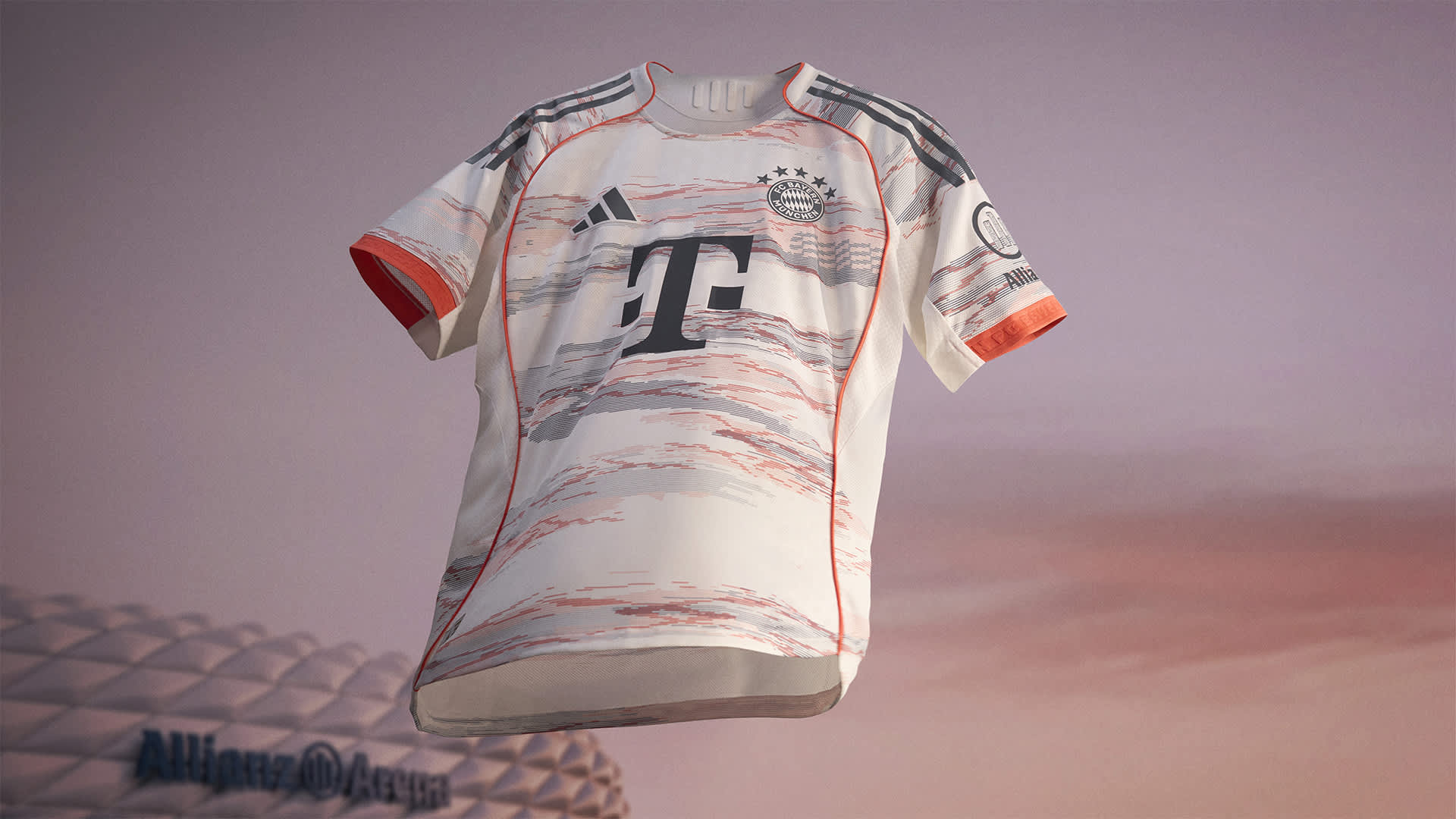 FC Bayern's away jersey for the 2025/26 season