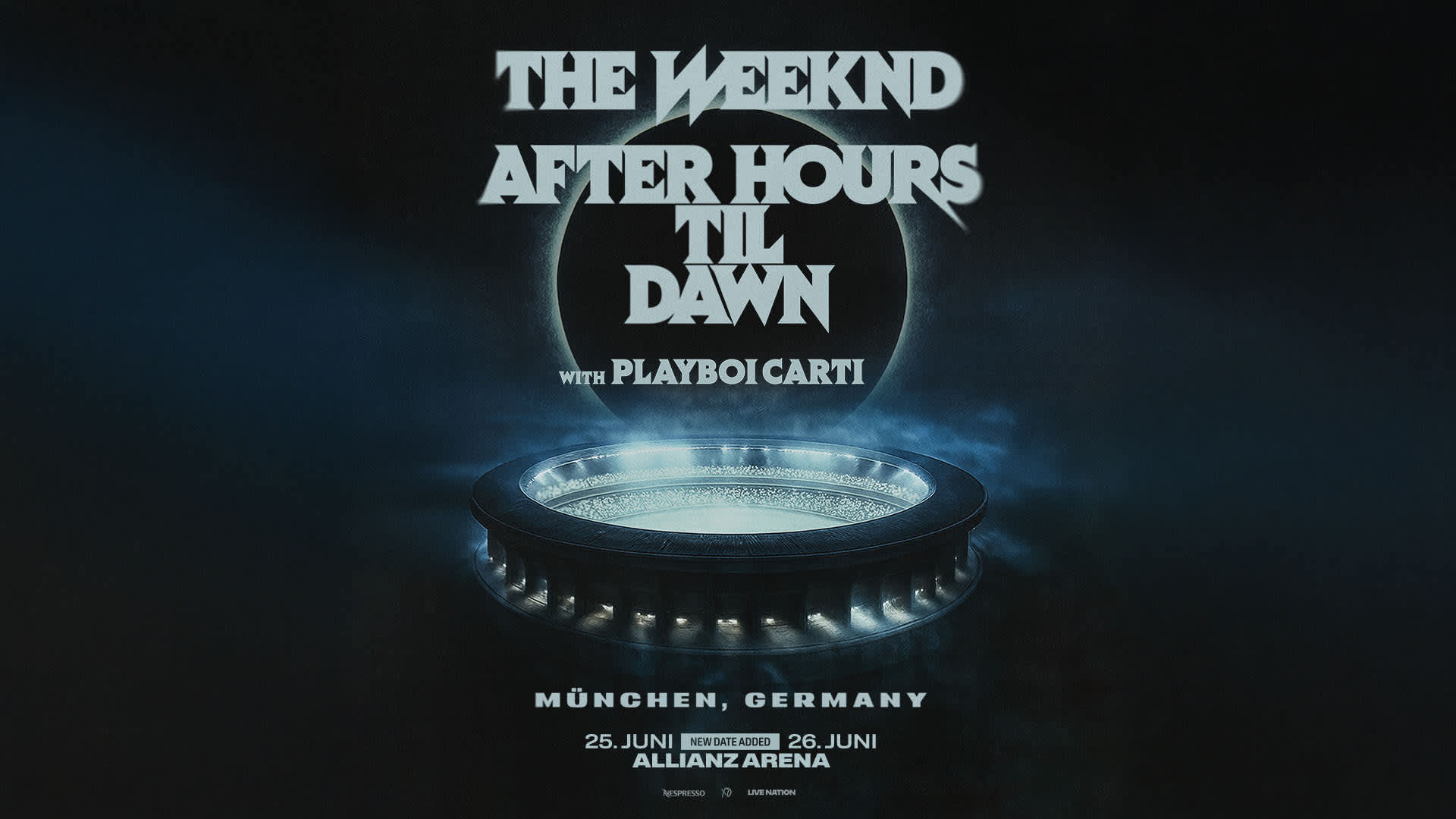 The Weeknd on 25-27 June 2026 at the Allianz Arena