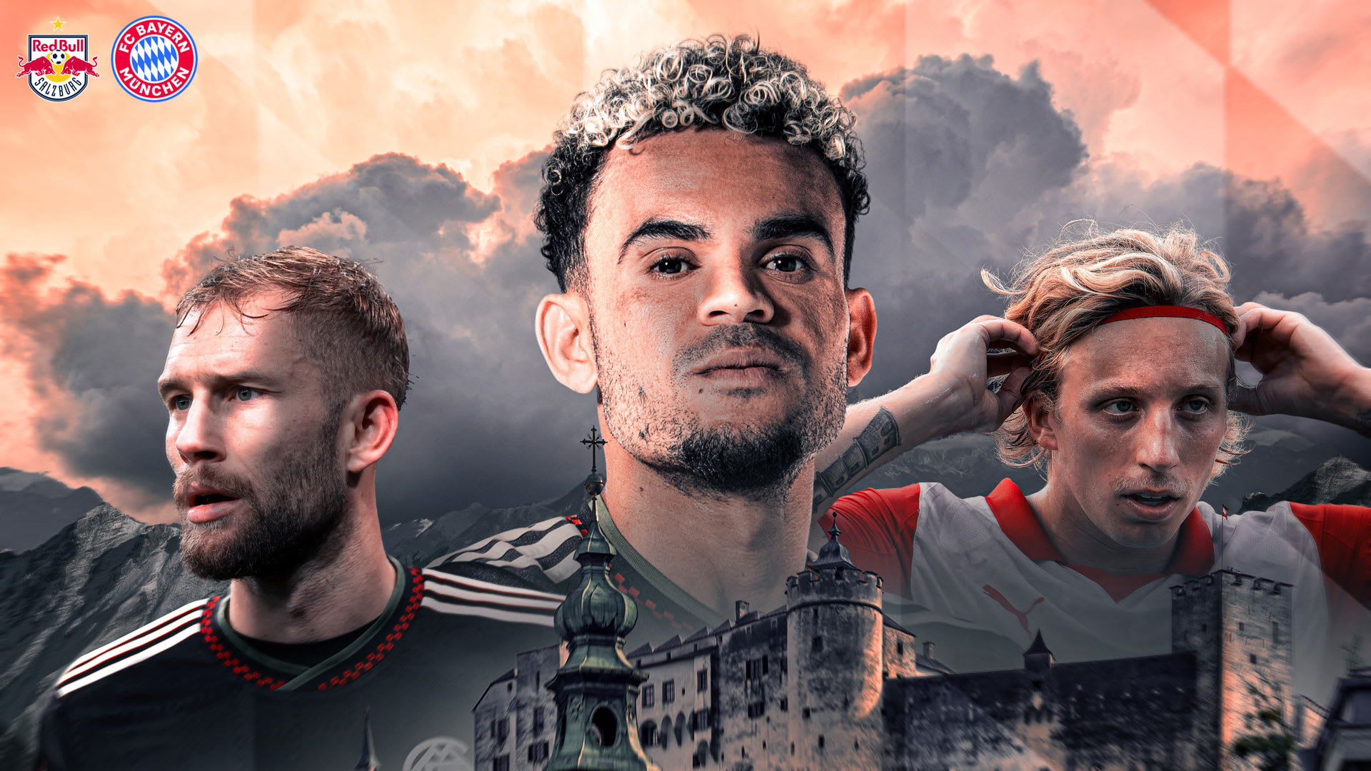 RB Salzburg vs FC Bayern matchday graphic