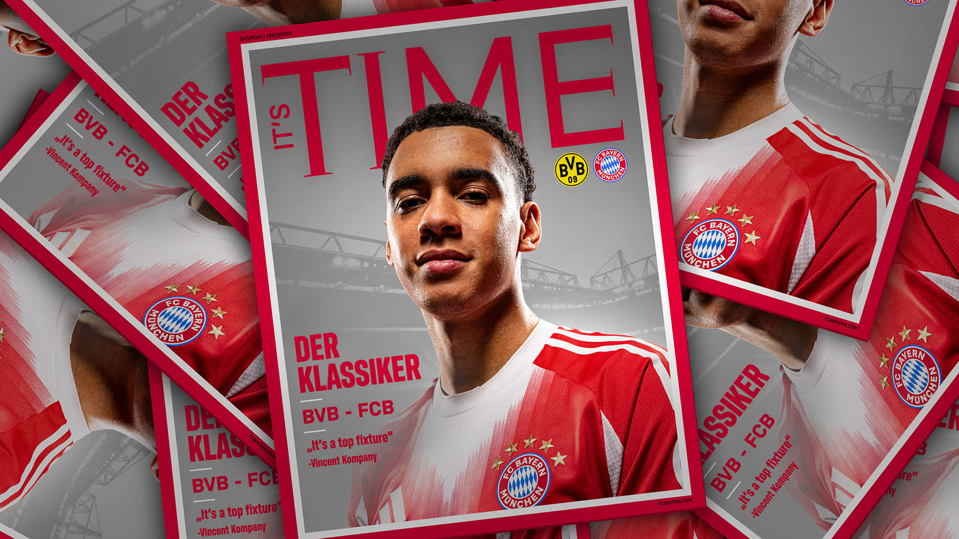 도르트문트 vs 바이에른 뮌헨 매치데이 그래픽