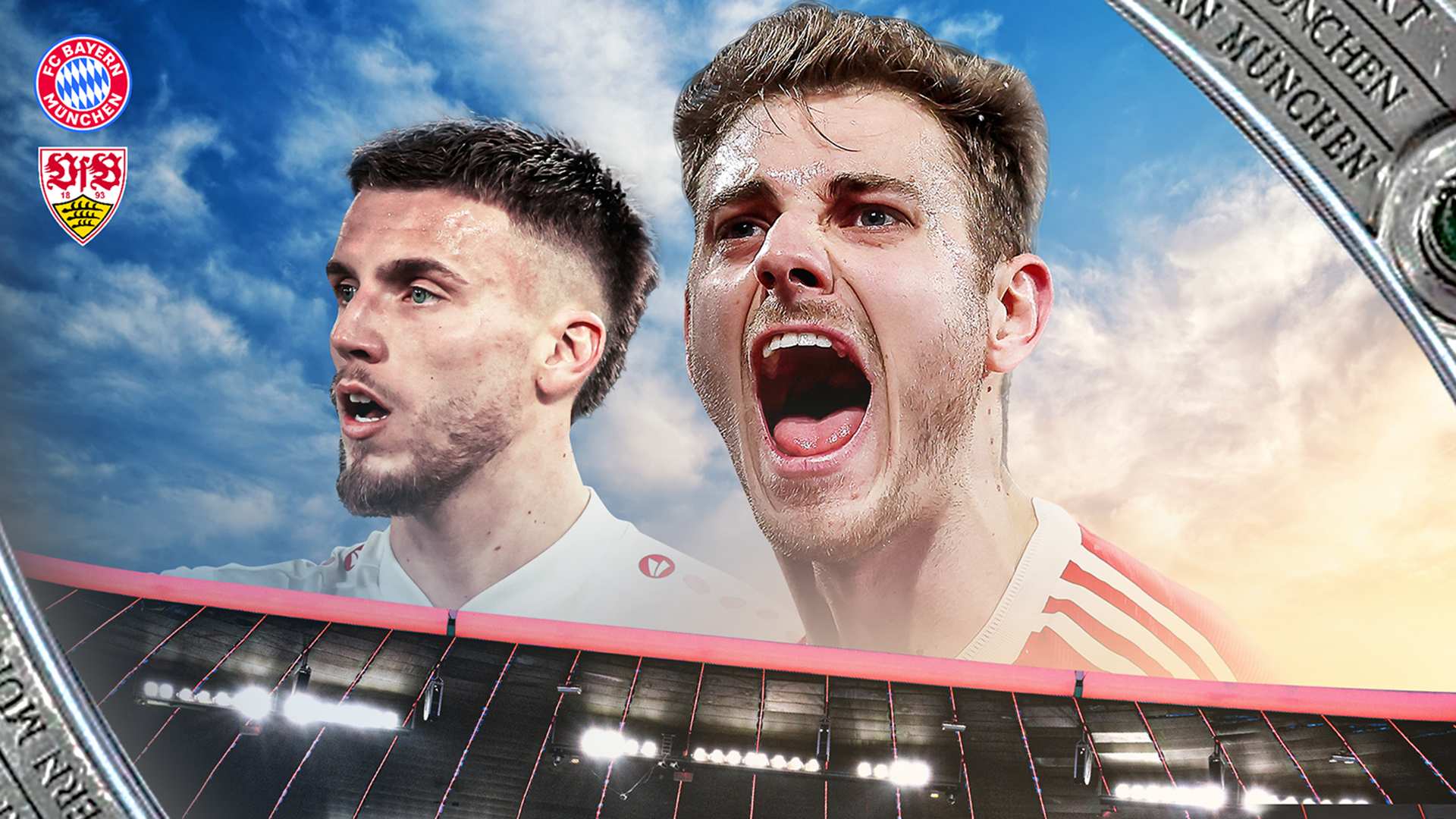 FC Bayern vs Stuttgart matchday graphic