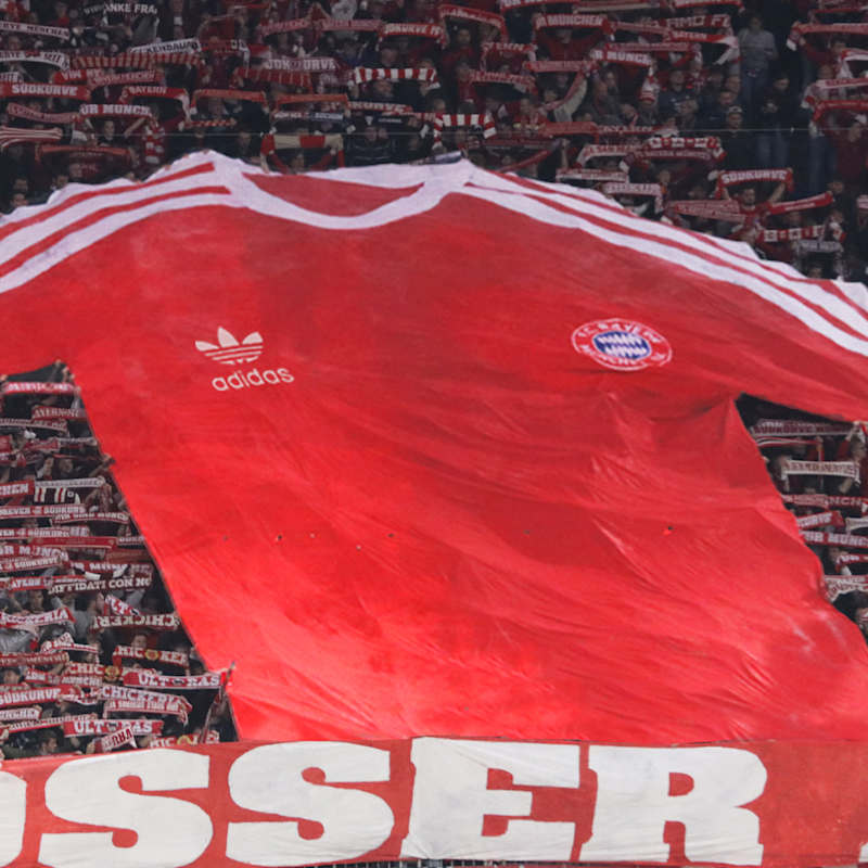 Fanion Vintage FC Bayern München Europacup - Années 80 - Supporter