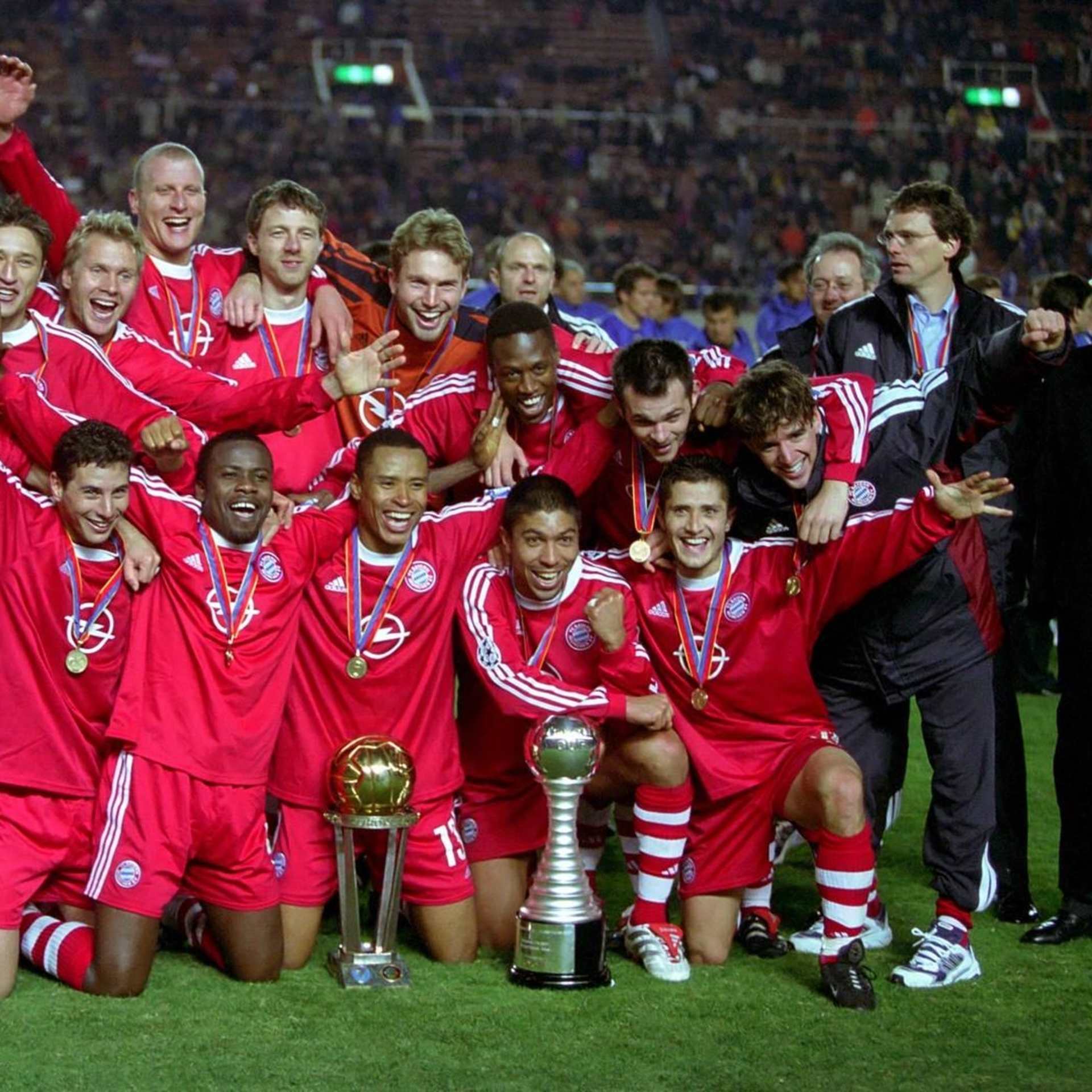 Maillot Domicile Bayern Munich 2001-2002 - Adidas - Rouge - Taille Inconnue