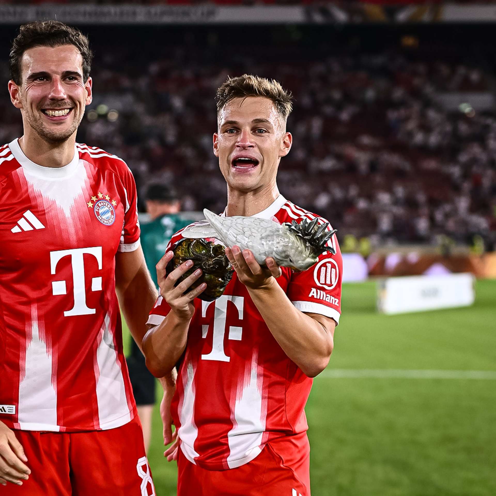 Reaction to Franz Beckenbauer Supercup against VfB Stuttgart