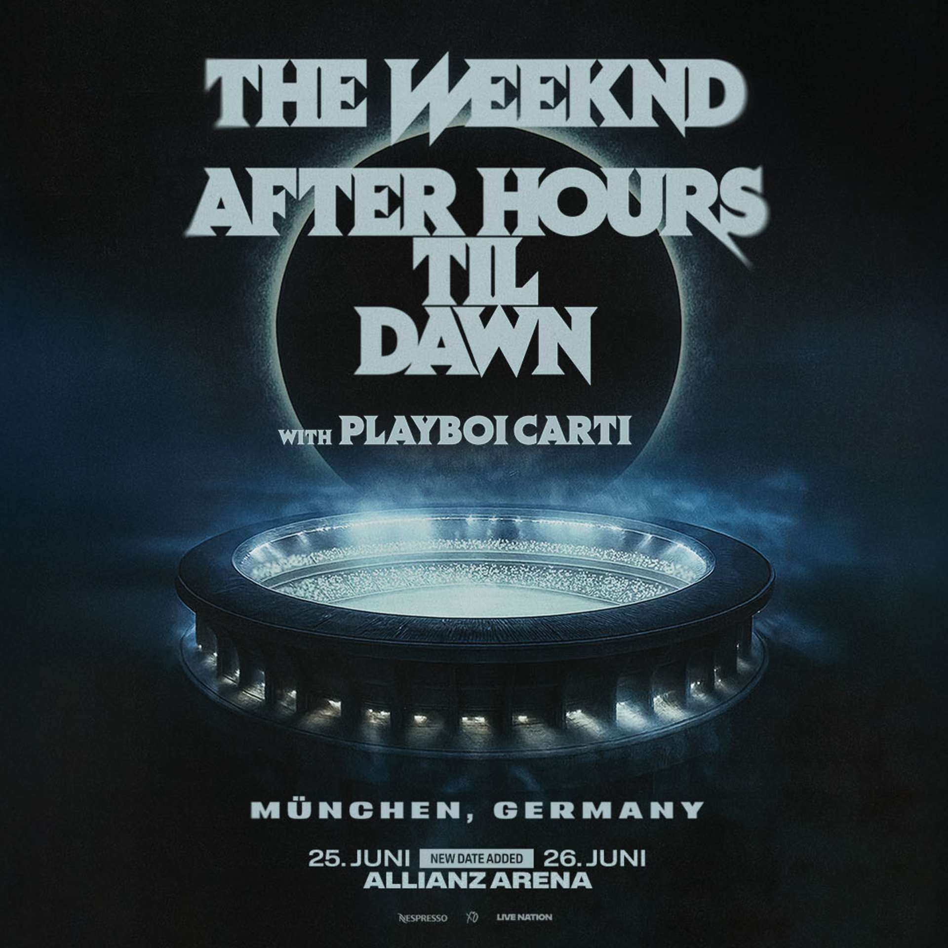 The Weeknd on 25-27 June 2026 at the Allianz Arena
