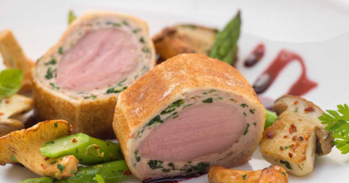 Kalbsfilet in der Brotkruste