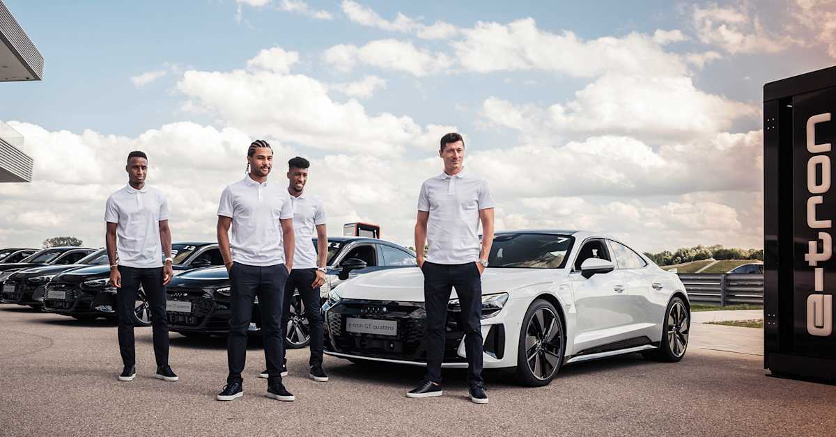 FC Bayern accelerates electrification with new company cars from Audi