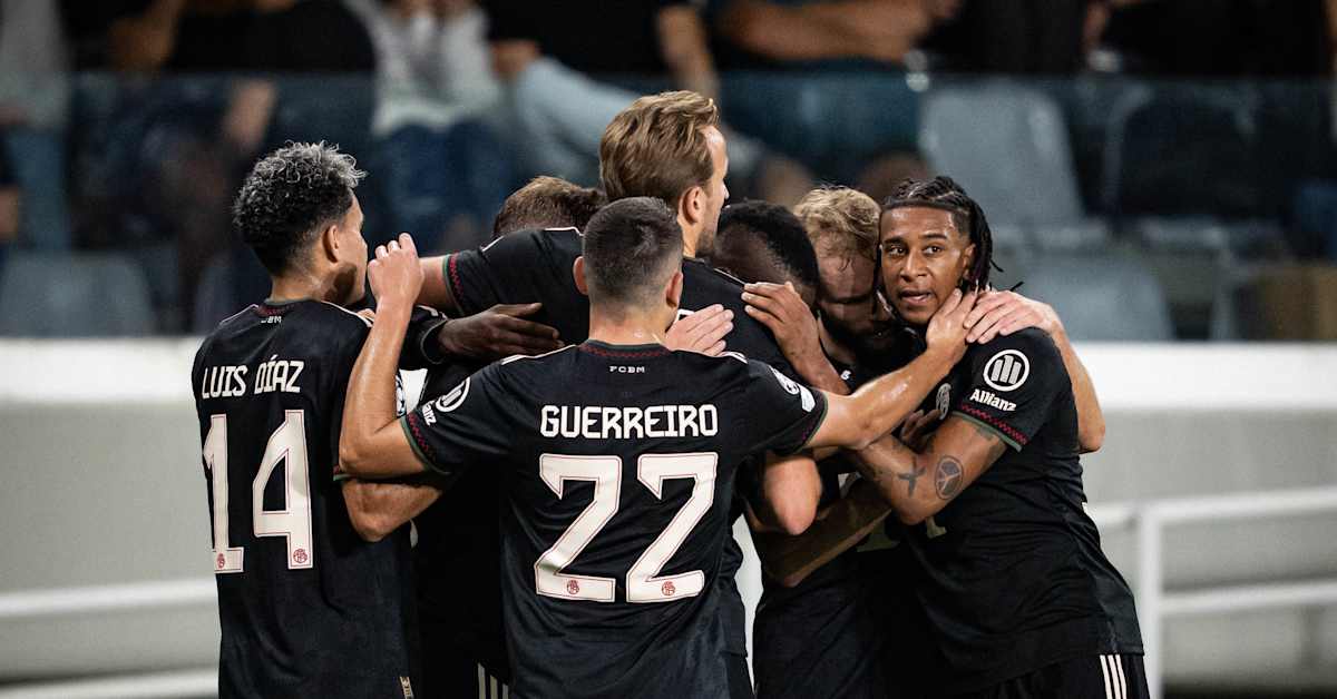 Pafos vs Bayern 경기 장면