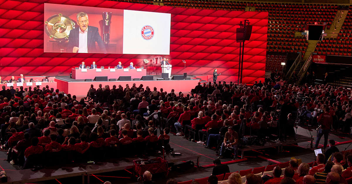 Annual General Meeting marking 125 years of FC Bayern