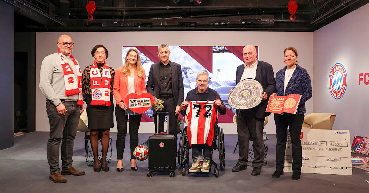 FC Bayern donates 25,000 in the fight against dementia