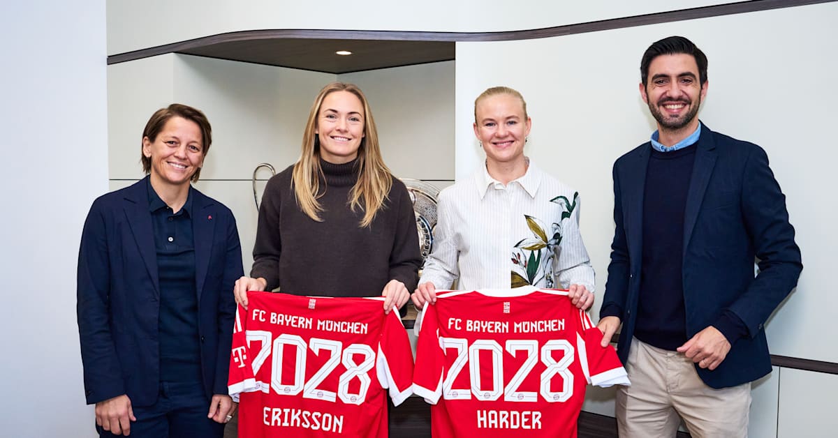 Harder & Eriksson sign contract extensions with FC Bayern Women