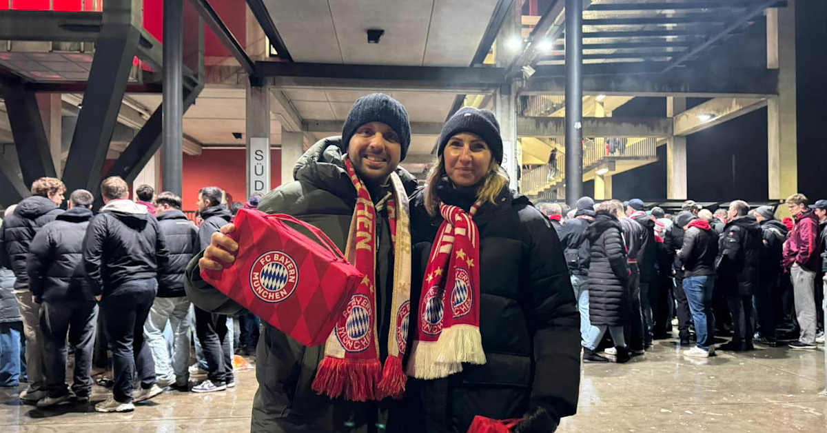 On the road with FC Bayern at the Bundesliga game in Cologne