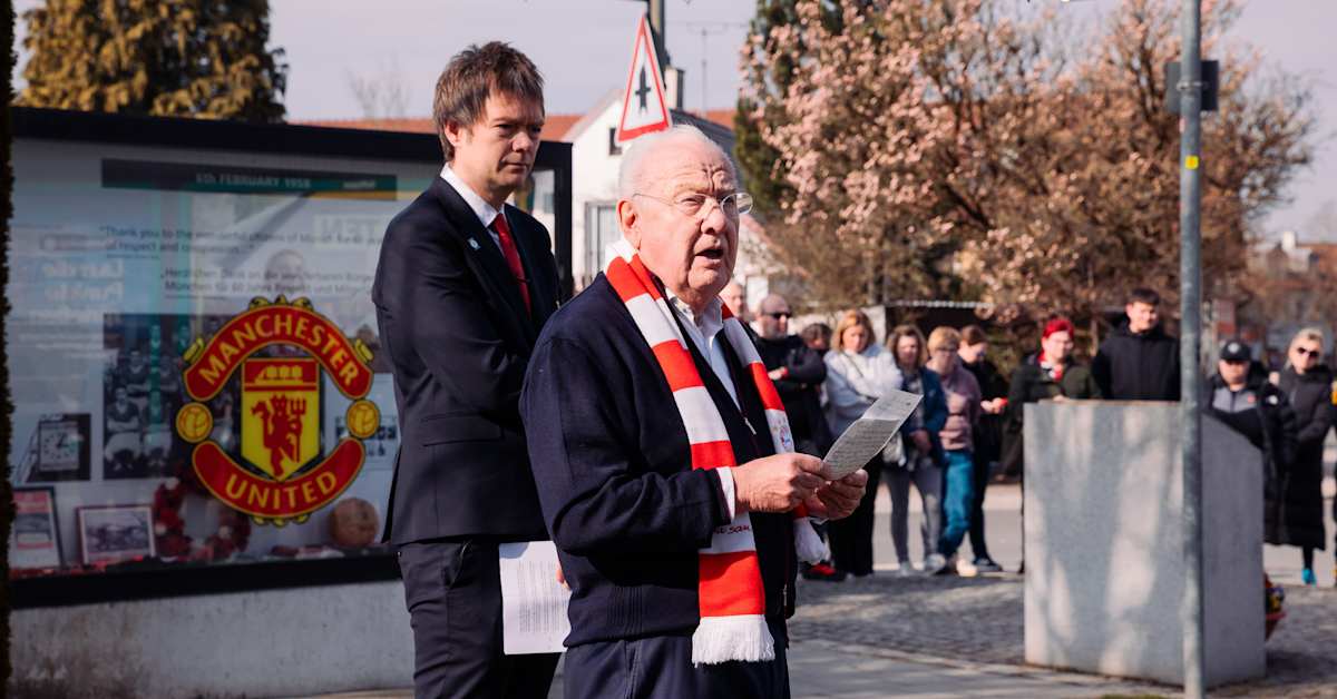 Joint commemoration of Manchester United crash victims in Munich