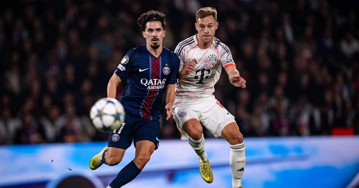 챔피언스리그에서 PSG와 바이에른 관련 이미지