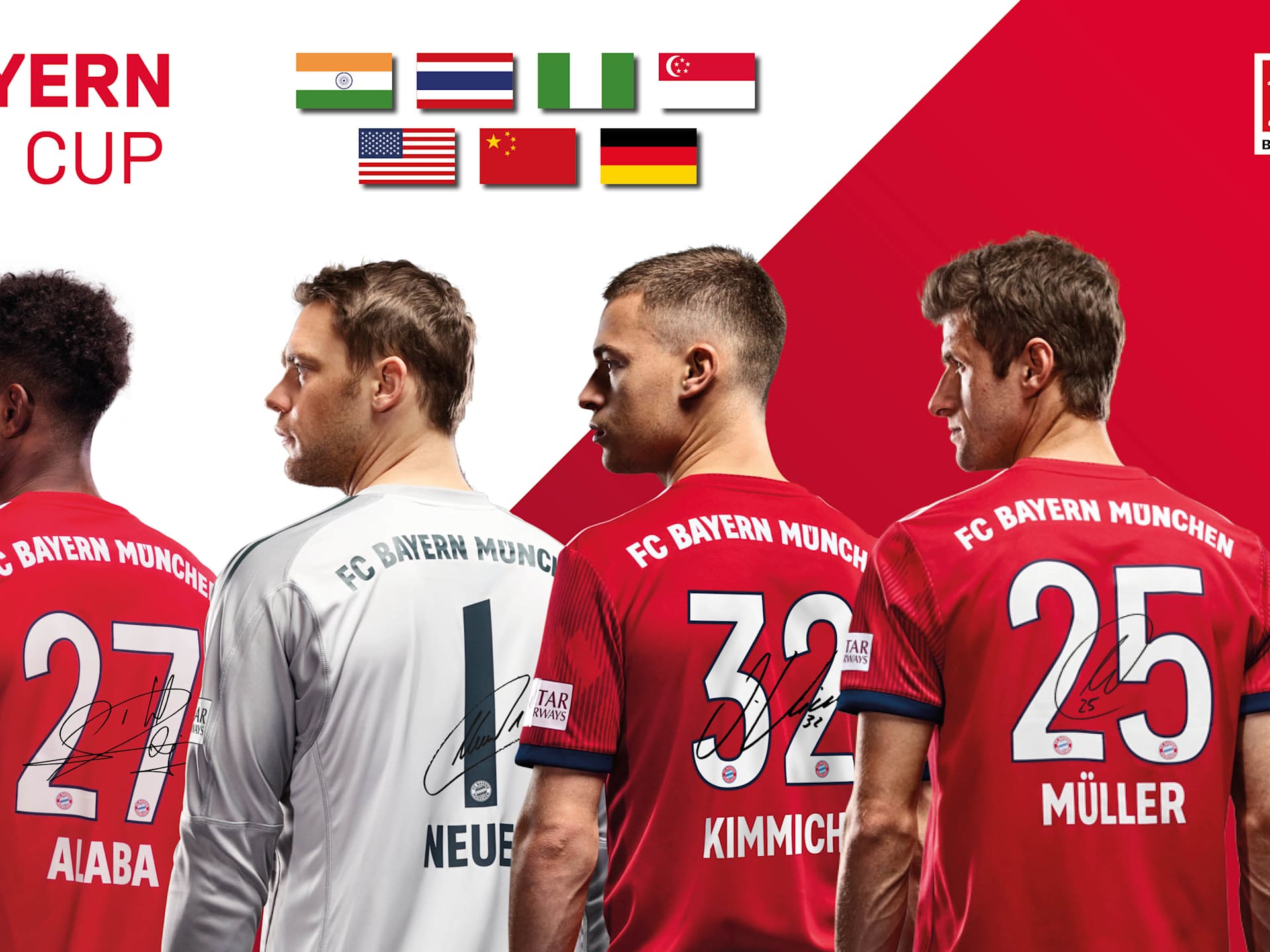 Win signed FC Bayern jerseys