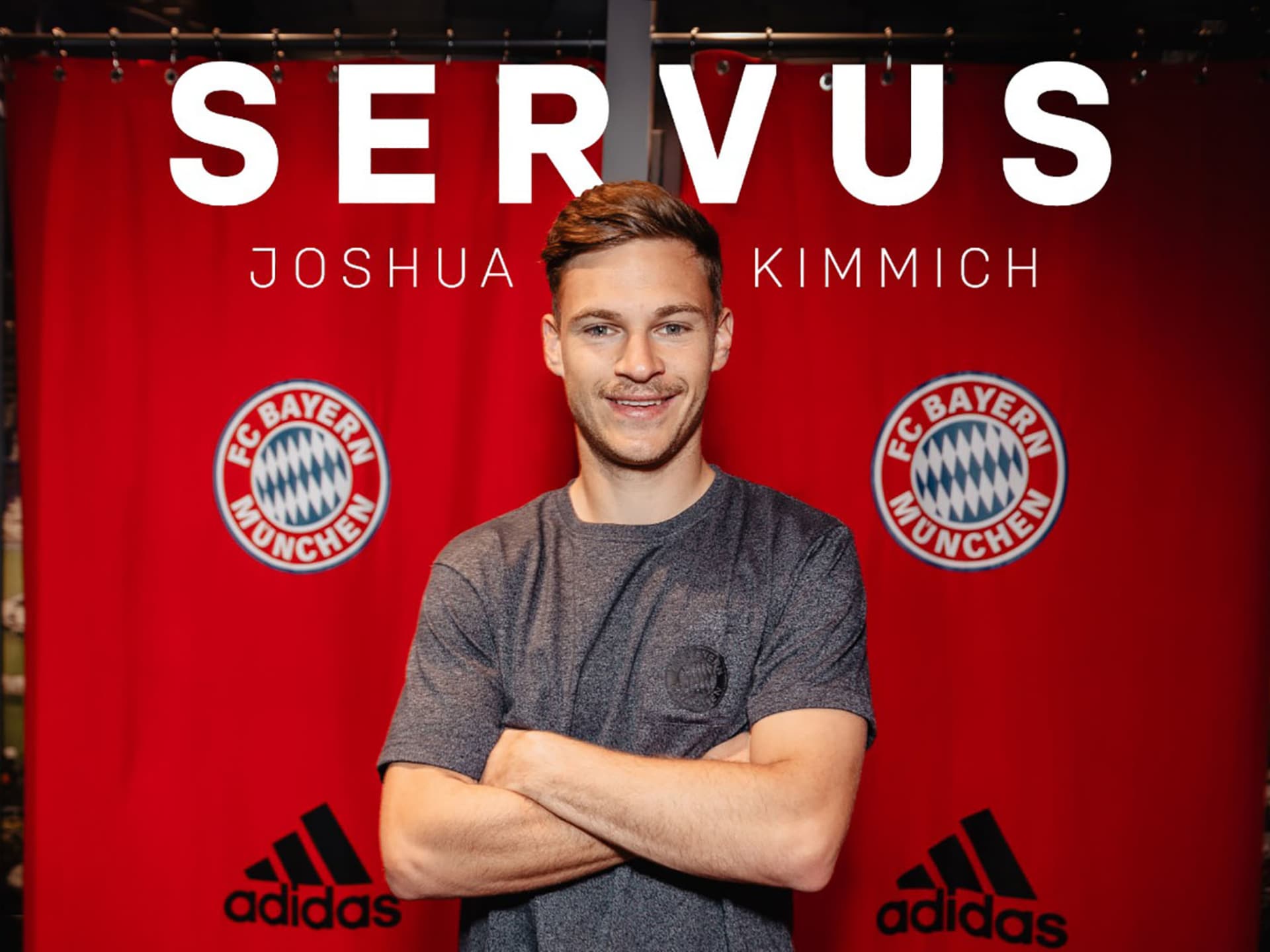 Video profile: Joshua Kimmich says hello! | FC Bayern
