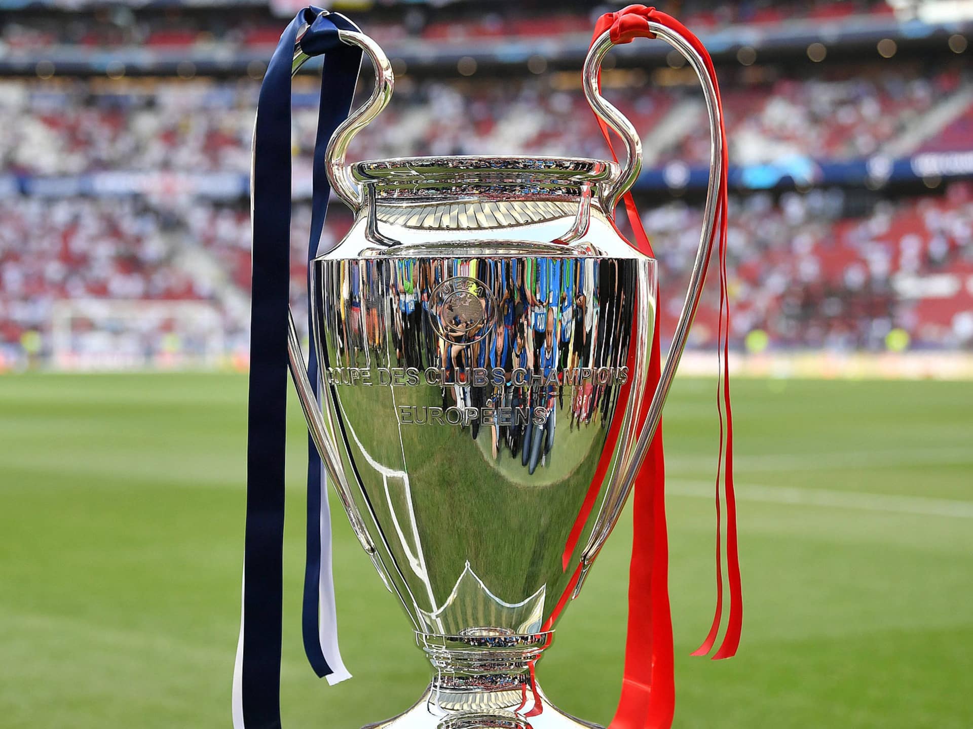 A portrait of the coveted CL trophy - FC Bayern