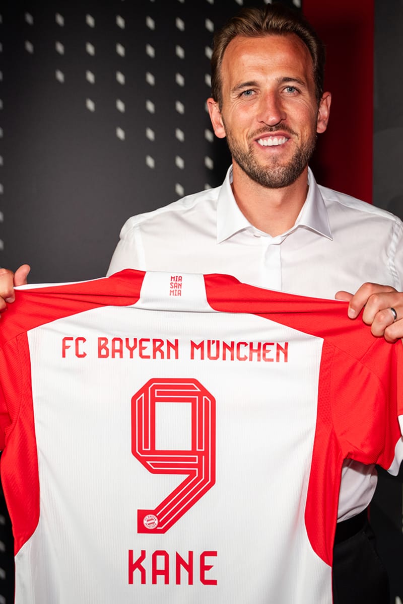 FC Bayern Munchen KANE 9 シャツ Harry Kane to wear number 9 for Bayern