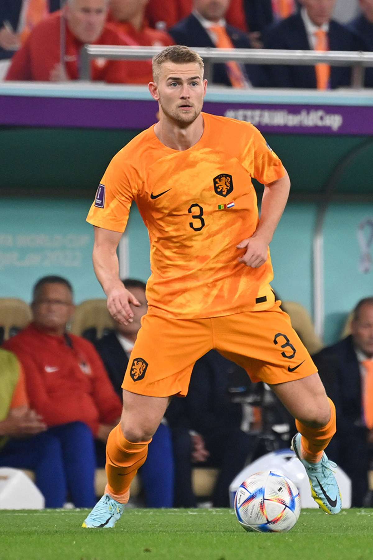 Matthijs de Ligt celebrates opening World Cup win with Netherlands