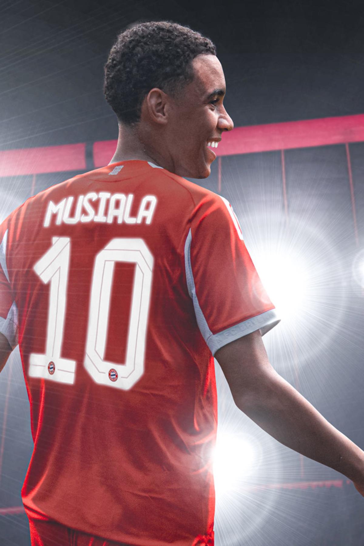Jamal Musiala given the number 10 jersey at FC Bayern
