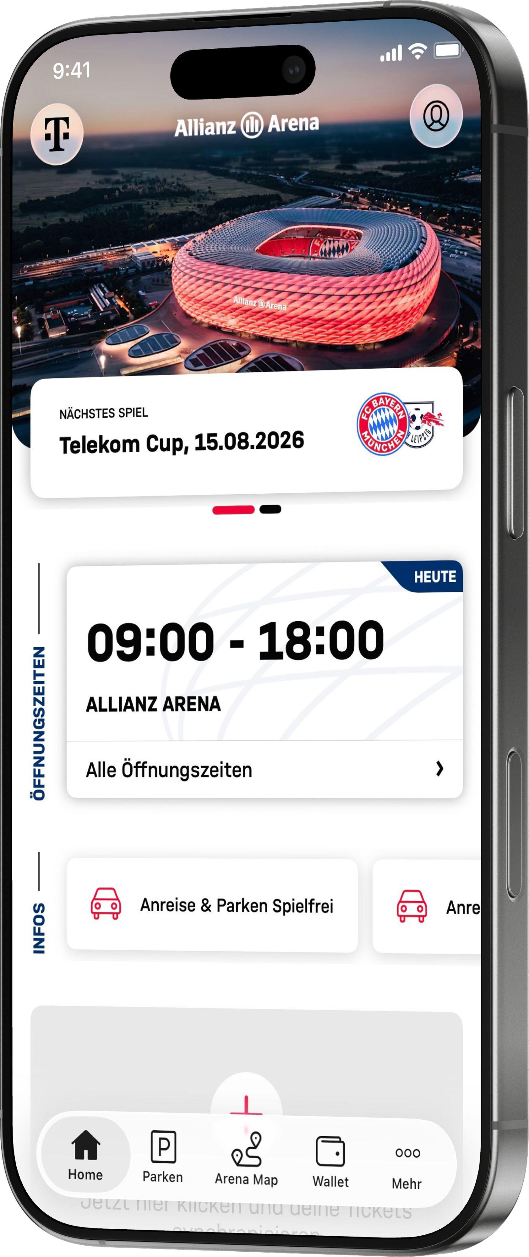 iPhone Allianz Arena App