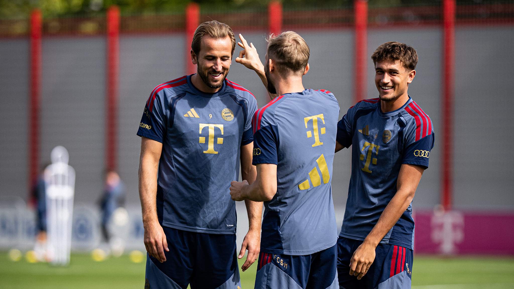 FC Bayern players training