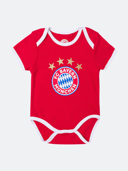 Baby Body Neuzugang rot weiß FC Bayern München 22714 FCB Fanartikel