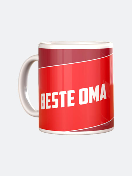 FC Bayern M/ünchen Tasse rot mit Logo offizieller Kaffee-Becher f/ür FCB-Fans