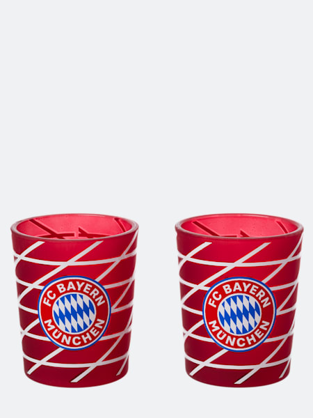 FC Bayern München Acryl Glas 2er Set mit Emblem FC Bayern München Acryl Glas 2er Set mit Emblem