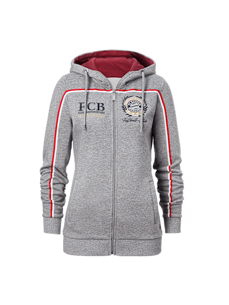 Damen Zip Hoodie Rekordmeister | Offizieller FC Bayern Fanshop Damen Zip Jacke Rekordmeister | Offizieller FC Bayern Fanshop