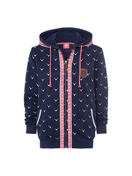 Chaqueta con capucha Tracht Damas Chaqueta con capucha Tracht Damas