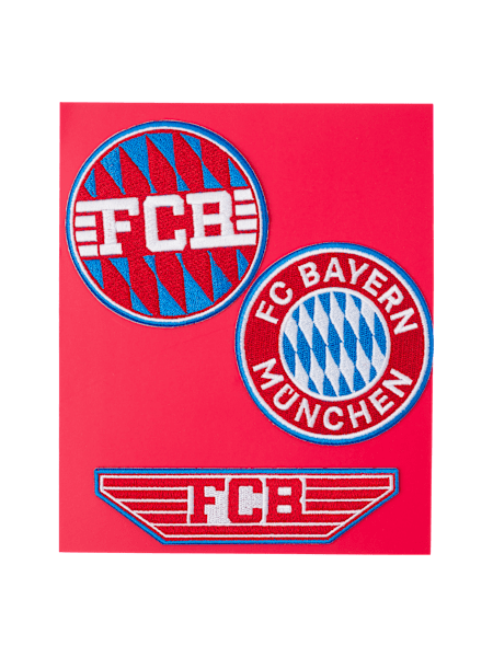 FC Bayern München Signet FCB rund Lizenzware #34 Aufnäher / Aufbügler 