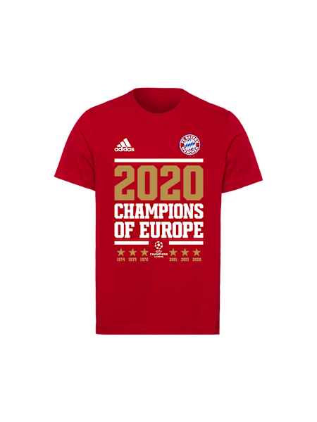 Camiseta adidas para niños Champions of Europe 2020 Camiseta adidas para niños Champions of Europe 2020