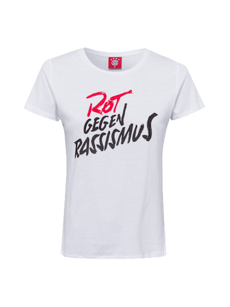 Damen T-Shirt Rot Gegen Rassismus Damen T-Shirt Rot Gegen Rassismus