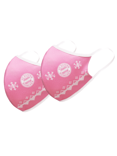 FC Bayern Damen Maske Weihnachten 2er Set FC Bayern Damen Maske Weihnachten 2er Set