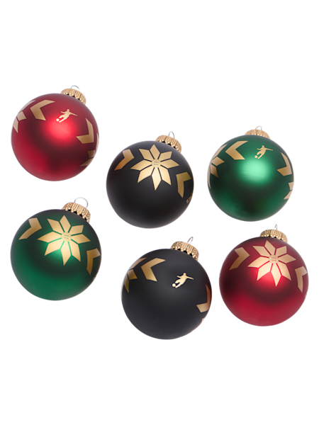Juego de 6 bolas para el árbol de Navidad Juego de 6 bolas para el árbol de Navidad