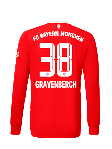 Camiseta de Manga larga de local para Ninos FC Bayern München 22/23 Camiseta de Manga larga de local para Ninos FC Bayern München 22/23