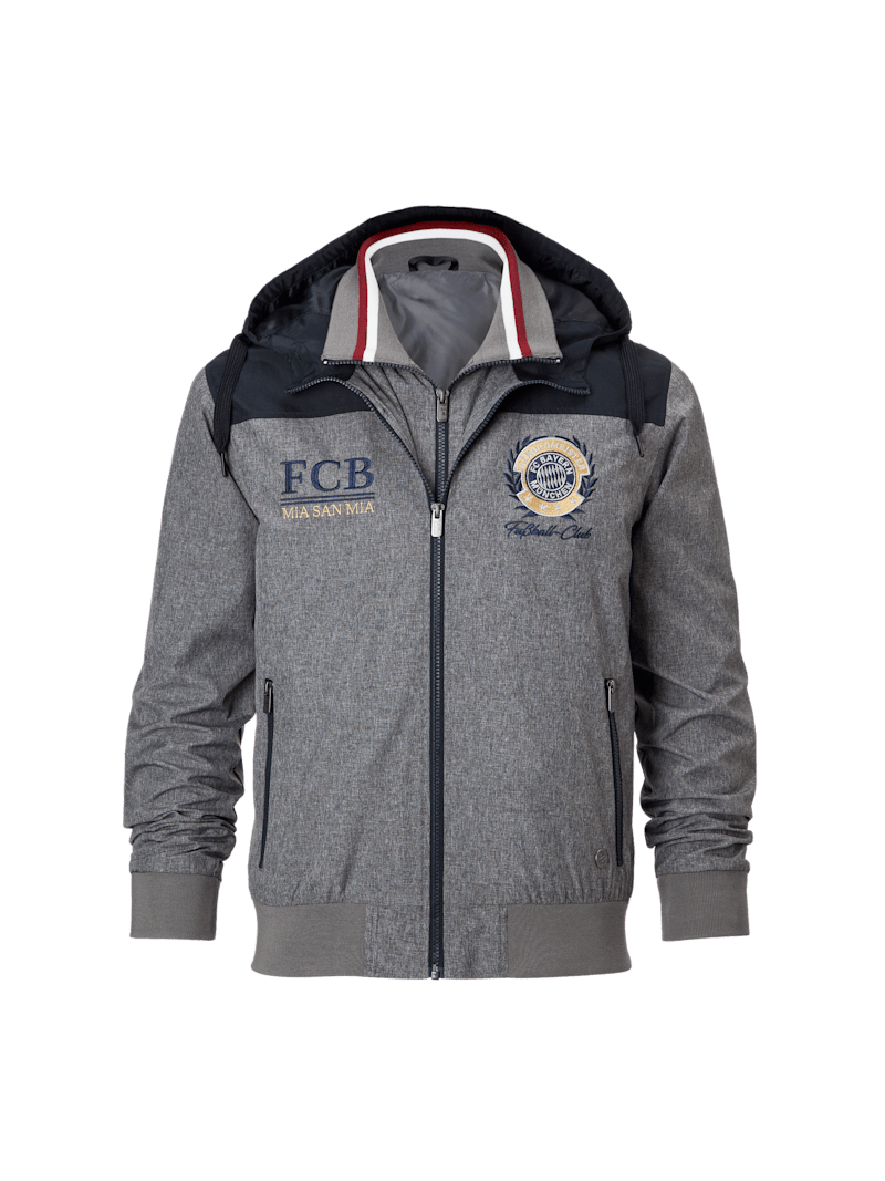 zipper on left side of jacket