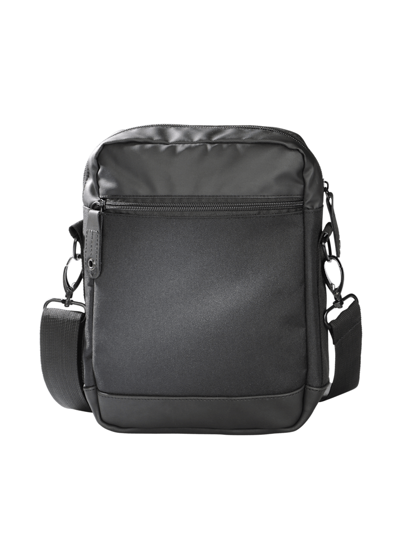 Mochila bandolera pequeña color negro con escudo | Tienda oficial del FC  Bayern Múnich